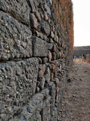 Fort stone wall