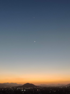 Scenic view - sunset