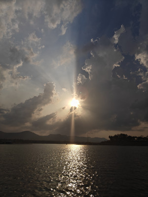 Lake sunset
